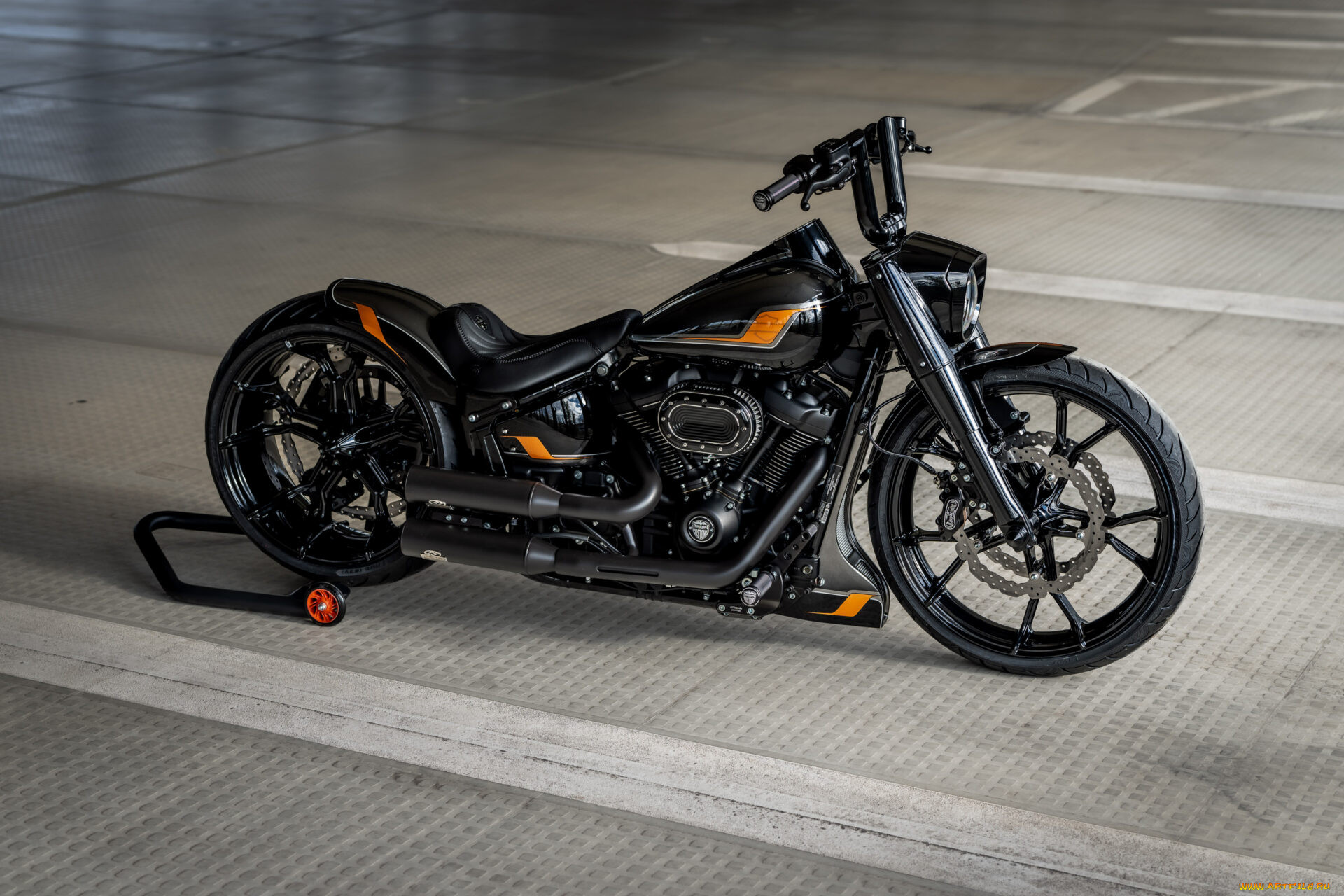 , harley-davidson, softail, fat, boy, 114, customized, big, atlas, tuning, bikes